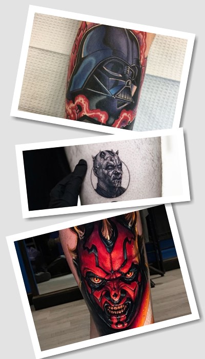 Татуювання Дарт Вейдер і Дарт Мол