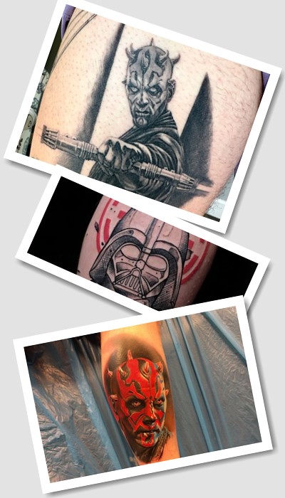 Дарт Вейдер тату