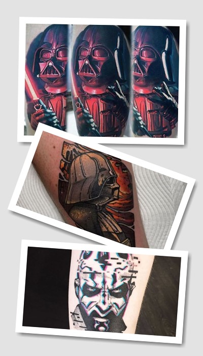 Тату Дарт Мол частіше роблять кольоровим