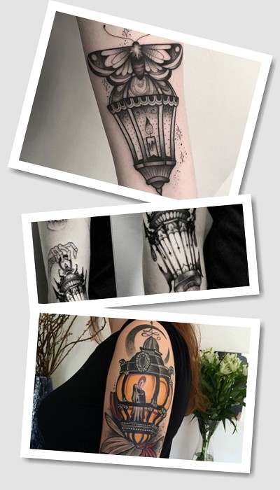 Варіанти малюнку тату ліхтар