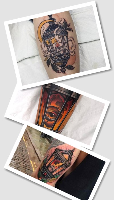 Стилі та місця нанесення Тату ліхтар