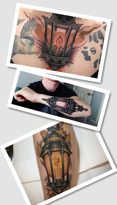 Тату ліхтар має гарний вигляд