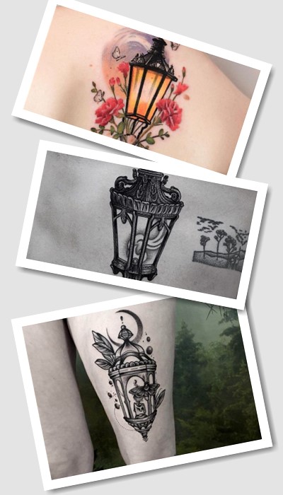 Тату ліхтар – естетичний малюнок