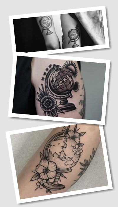 Татуювання глобус