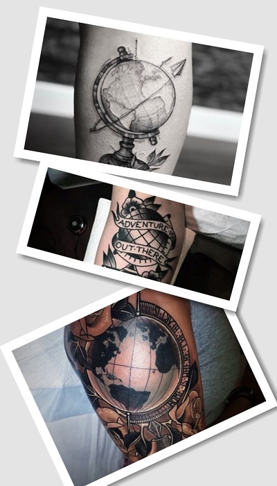 Що означає татуювання з глобусом?