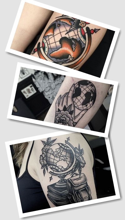 Значення тату глобус