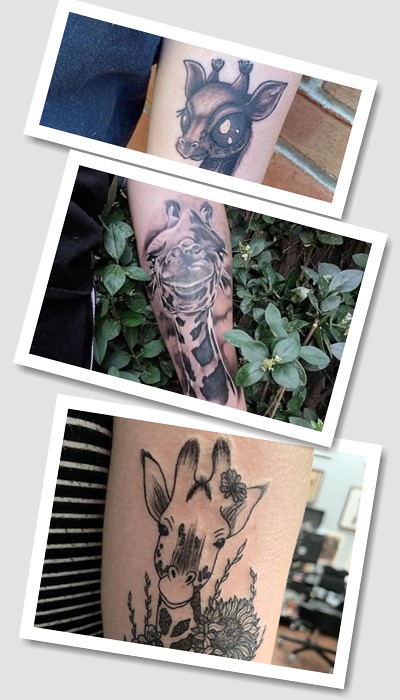 символізм тату жираф