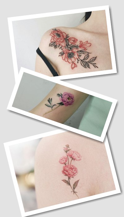 Красиве татуювання камелія зі значенням