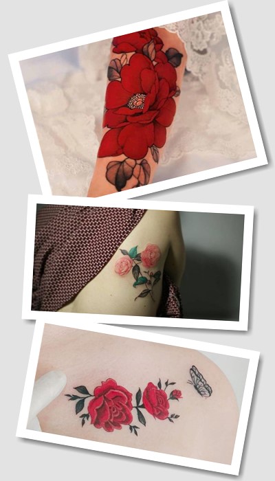 Татуювання  камелії