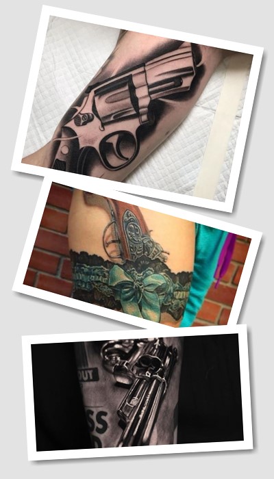 цікаве значення татуювання пістолет