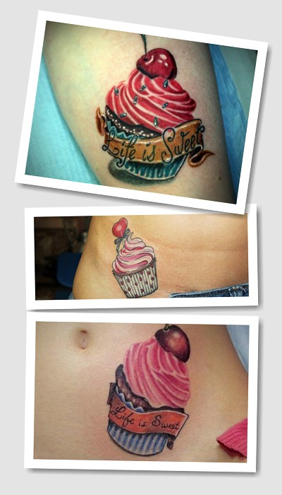 Красиві татуювання тістечка та їх значення