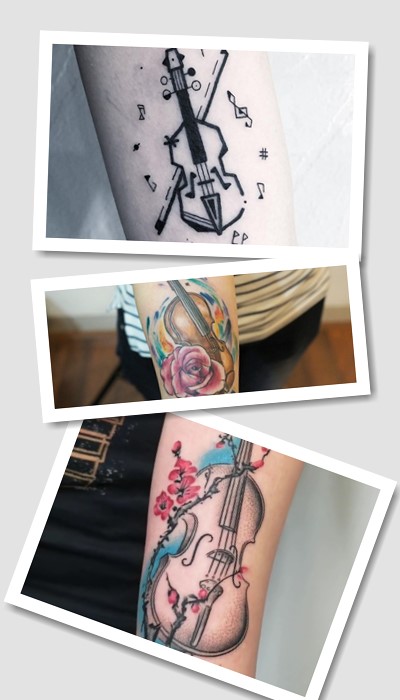 Де набивають татуювання скрипка