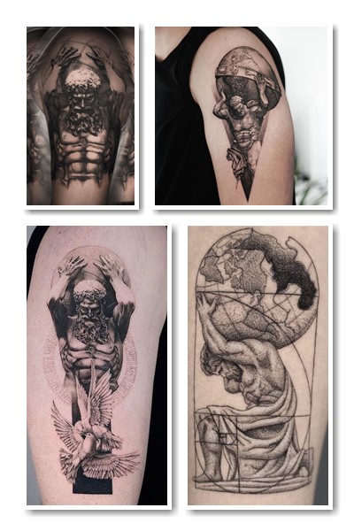 варіанти тату атлант 