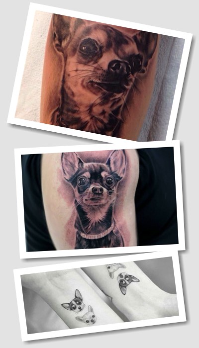 Варіанти малюнків Тату йоркширський тер’єр 