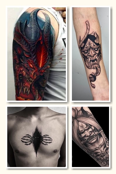 Татуювання демон може символізувати гріх