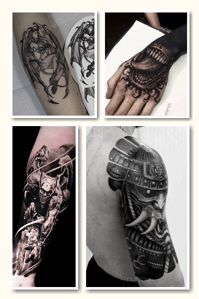 Для татуювання підходить будь-яке зображення демона