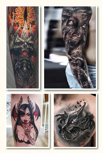 Де набивають татуювання демон