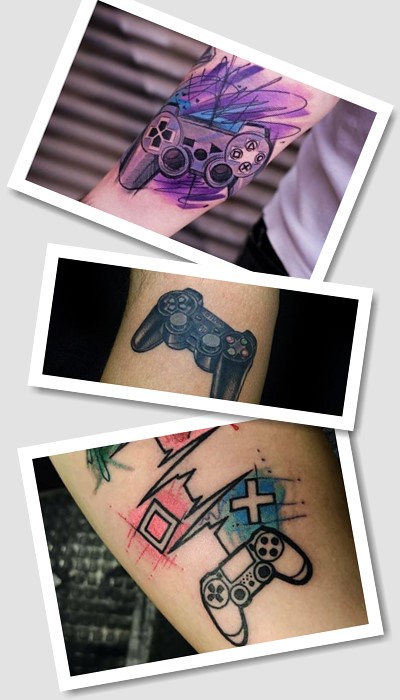 Варіанти татуювання джойстик
