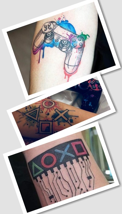 Джойстик – цікава ідея для парного тату