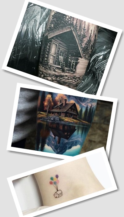 татуювання будинок