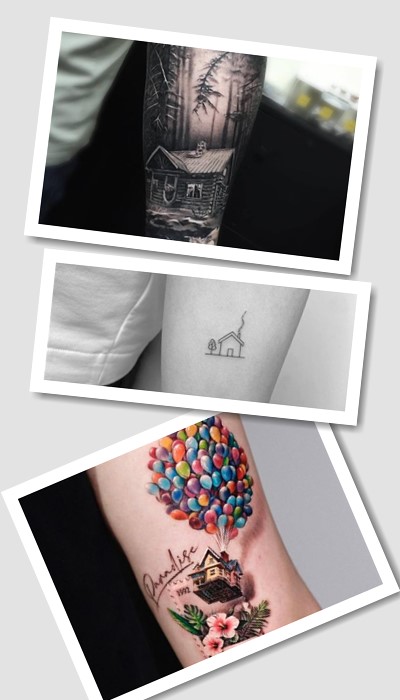 Де набивають тату будинок