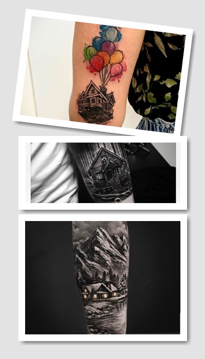Тату будинок символізм