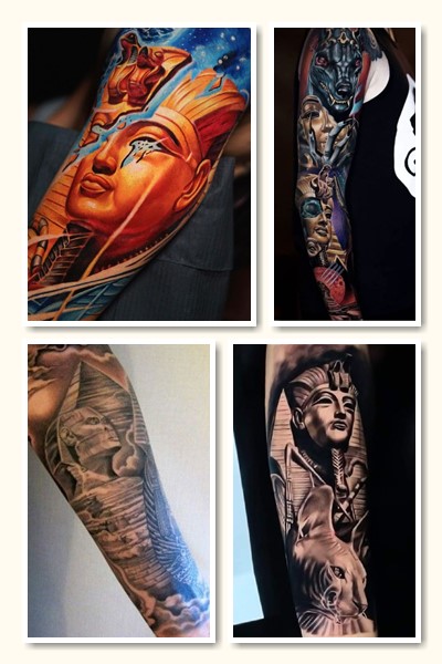 Татуювання із зображенням Великого сфінксу