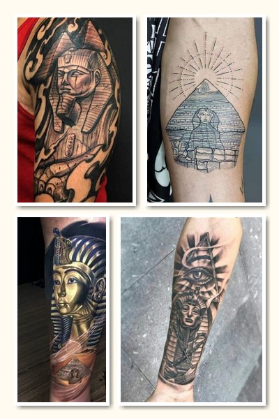 тату зі сфінксом вибирають через ефектний зовнішній вигляд