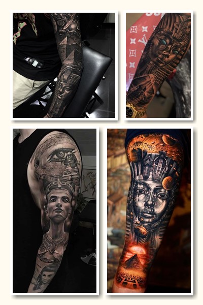 На яких ділянках тіла розміщують тату Сфінкс