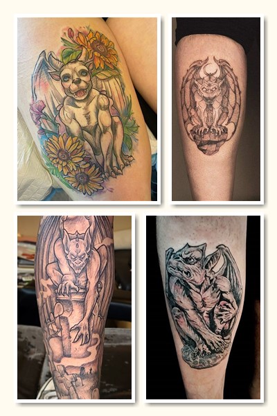 Стилі та види татуювань Горгулья