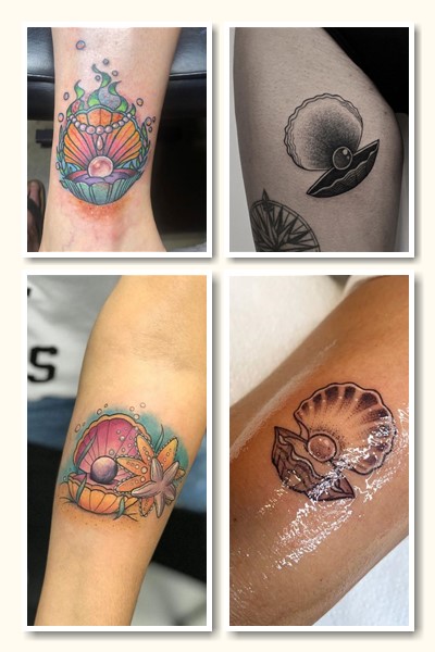 татуювання у вигляді перлинних прикрас