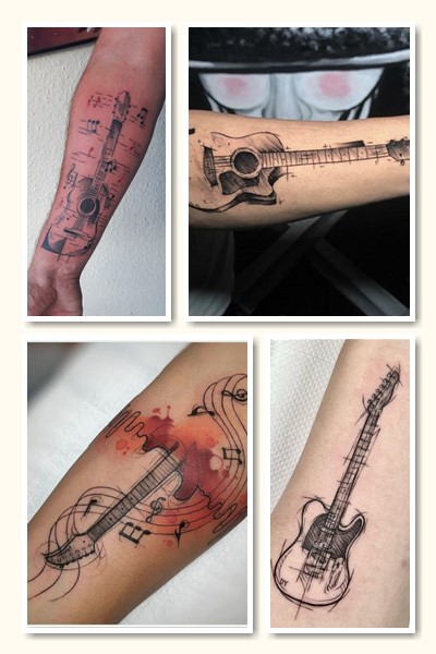 Що означає малюнок тату гітара
