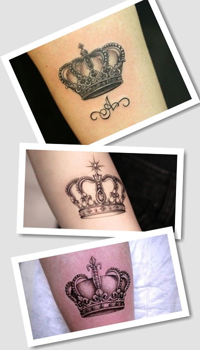 Варіанти малюнків Тату з короною