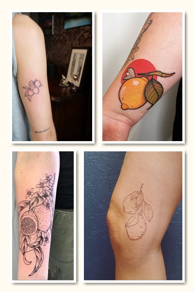 Де розміщують малюнок лимон тату