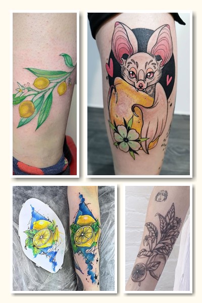 У яких стилях роблять тату лимон