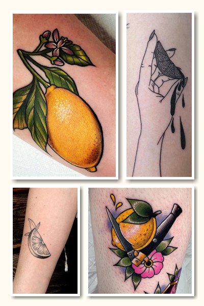 тату лимон роблять кольоровим
