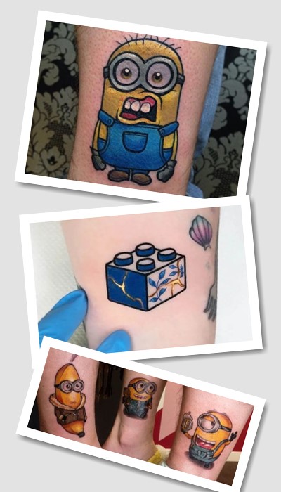 варіанти тату лего