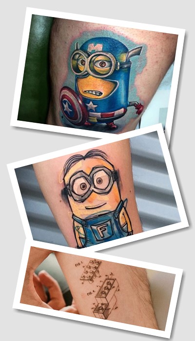 Варіанти малюнків тату лего