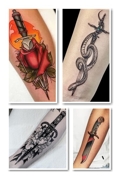 тату ніж у Києві 