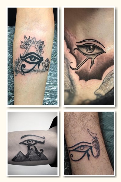 Тату око Гора – загадковий та красивий символ 