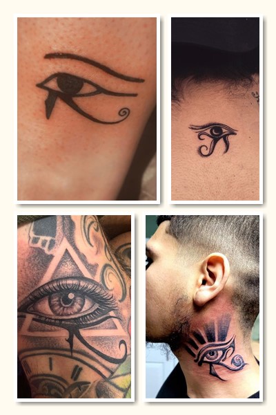 Варіанти малюнку Тату око Гора
