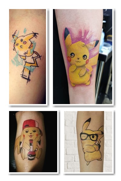 Татуювання пікачу обирають життєрадісні люди