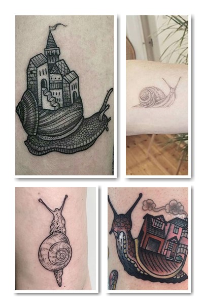 Як і де можна нанести тату равлик