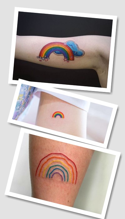 Тату веселка обирають життєрадісні чоловіки та жінки