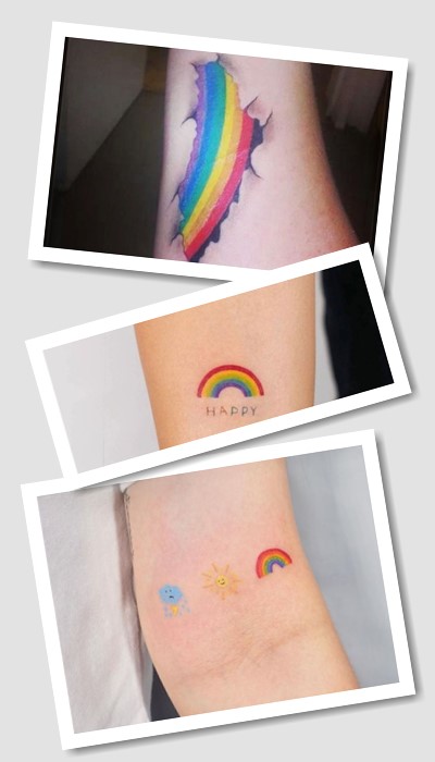 стилі тату веселка