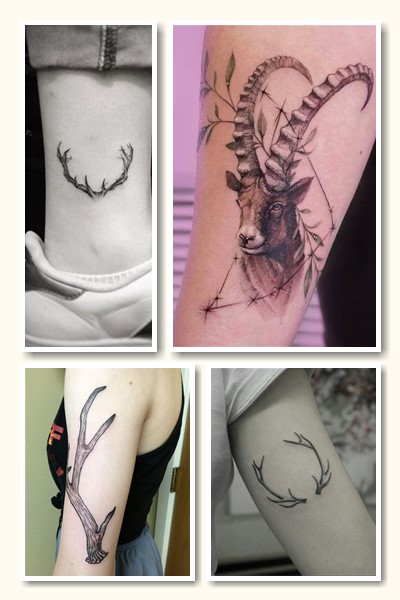 Татуювання з рогами тварин