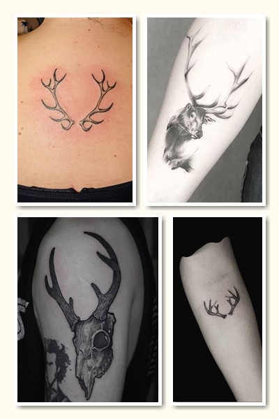 тату роги тварин