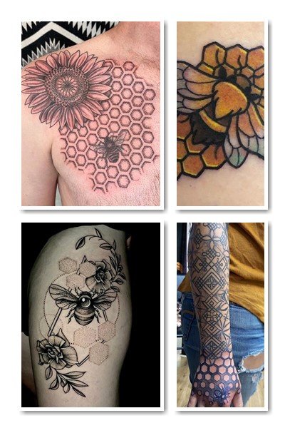 Варіанти тату соти 