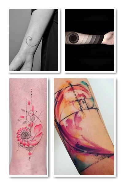 варіанти тату спіраль