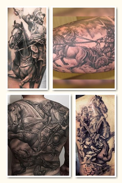 тату вершник на коні тлумачення